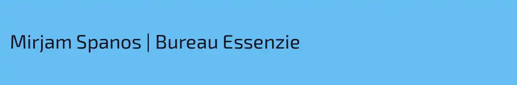 Mirjam Spanos | Bureau Essenzie